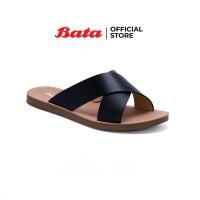 ราคา Bata บาจา รองเท้าแตะส้นแบน รองเท้าแตะแฟลต รองเท้าแตะลำลอง สำหรับผู้หญิง รุ่น Leo สีดำ 5616173 (14811164396)