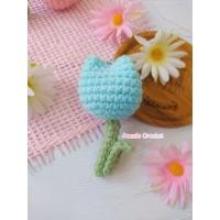 ราคา พวงกุญแจดอกทิวลิป ถักโครเชต์ (21085919095)