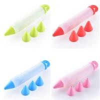 ราคา ปากกาแต่งหน้าเค้ก มี2 สี ให้เลือก แบบ4หัว ปากกาซิลิโคน ปากกาเขียนแต่งหน้าเค้ก ปากกาผสมอาหารอุปกรณ์เบเกอรี่ (21044307685)