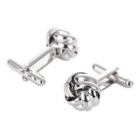 ราคา กระดุมข้อมือ กระดุมข้อมือคัฟลิงค์ Cufflinks แบบปมเชือก เนื้อโลหะ พร้อมส่ง กระดุมข้อมือโลหะเคลือบผิว (20346681632)
