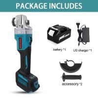 ราคา ของขวัญ 5 นิ้ว หินเจียรไร้สาย makita เครื่องตัด2000W 125Mmเครื่องเจียรไฟฟ้าไร้สายไร้แปรงถ่าน6สปีดเครื่องขัดแบบทำมือสำหรับแบตเตอรี่ Makita 18V (17967016311)