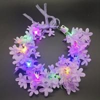 ราคา Tap Yee ที่คาดผมดอกไม้ ที่คาดผมมีไฟ ที่คาดผมLED มีไฟ สวยมาก มงกุฎไฟกระพริบ (21025888406)
