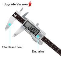 ราคา เครื่องมือวัดความลึกของไมโครมิเตอร์โลหะอิเล็กทรอนิกส์สแตนเลส6นิ้ว150มม เครื่องมือวัดความลึก (21170939888)