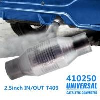 ราคา T409 สแตนเลส Catalytic Converter หมายเลขชิ้นส่วน 410250 หมุน Body Direct Fit Catalytic Converter ไอเสีย 2 5 Inch Catalytic Converter Universal (13674196879)