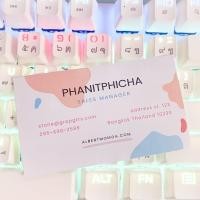 ราคา นามบัตรมินิมอล สีสดใส นามบัตร รับทำนามบัตร นามบัตรร้าน นามบัตรส่วนตัว (15031491773)