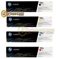 ราคา HP126A CE310 1 2 3 TONER CARTRIDGE 4 COLOUR ORIGINAL HP CP1025 CP1025NW (472164506)