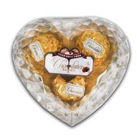 ราคา ช็อคโกแลต ก้อนกลม กล่องหัวใจ ของขวัญ ช็อคโกแลต นม หอม หวาน อร่อย (8432937525)