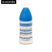 ราคา Suavinex ขวดนม ลาย Couture รุ่น Premium PA Polyamide feeding bottle with 3P round teat 270ml เหมาะสำหรับอายุ 3 18 เดือน (18707013247)