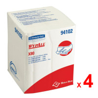 ราคา WYPALL ผลิตภัณฑ์เช็ด ไวป์ออลล์ เอ๊กซ์ 80 ไวเปอร์ รหัสสินค้า 94102 สินค้าคิมเบอร์ลี่ย์ คล๊าค ผลิตจากเยื่อกระดาษ และโพลีโพรพิลีน 4 ห่อ ห่อละ 70 แผ่น (21187225861)