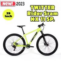ราคา จักรยานเสือภูเขา TWITTER รุ่น RIDER SRAM NX 11Sp 29นิ้ว (20698053252)