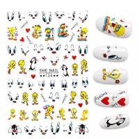 ราคา สติ๊กเกอร์ติดเล็บ 3D ลายการ์ตูน Nail Sticker 3D SHE ชุดที่ 2 (8219245398)