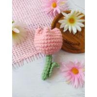 ราคา พวงกุญแจดอกทิวลิป ถักโครเชต์ (21320741622)