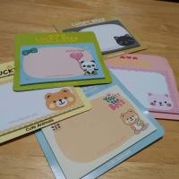 ราคา กระดาษโน๊ต Set4 5ชิ้น กระดาษแปะโน๊ต กระดาษโพสท์อิท ลายการ์ตูน ลายสัตว์น่ารัก มีแถบกาว กระดาษกาว เกาหลี ญี่ปุ่น sticky note PN023 neneshop bkk memo pad (16677784723)