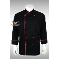 ราคา เสื้อกุ๊ก เสื้อเชฟ ชุดเชฟ เสื้อพ่อครัว แขนยาว คอป้าย กระดุมถอดได้ แต่งกุ๊น (10945946627)