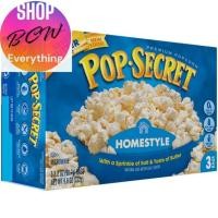 ราคา TH PopSecret Microwave Popcorn ป๊อปซีเคร็ท ป๊อปคอร์น ไมโครเวฟ 1 กล่องมี 3 ซอง major cretors GARRET Snack (21041060850)