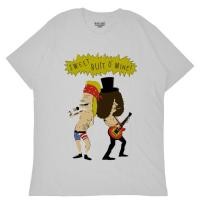 ราคา Kaos Putih Pria Baju Beavis And Butthead Gnr T shirt Distro Murah S 5XL (21177408141)