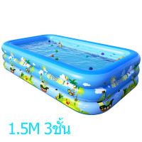 ราคา สระน้ำเป่าลม สระว่ายน้ำเป่าลม ขนาด 150 100 50cm ซม สระเป่าลม สระเป่าลม สระเด็ก สระเด็ก ผู้ใหญ่ สระโอเชี่ยนบอล สระว่ายน้ำกลางแจ้ง (18455174741)
