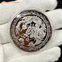 ราคา MG เหรียญกษาปณ์จีนที่ระลึกเหรียญทองมังกรมาสค็อตของขวัญเหรียญทองแบบใหม่ (20033531891)