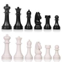 ราคา ชุดหมากรุกสากลมาตรฐาน German Knight Black White Chess Set มีตัวหมากรุกให้เลือก 4 แบบ (16913989401)
