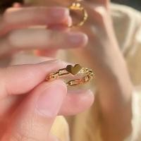 ราคา Sanhe 925 Silver Heart Shaped Ring Women S Simple Golden Heart Shaped Ring Summer Ins Accessories (16891389509)