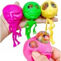 ราคา ขายดี กล่อง3ชิ้น Crazy skull squeeze toy ของเล่นลูกบอลบีบ สกุชชี่บอลบีบ ลูกใหญ่ ของเล่นคลายเครียด คละสี คละลาย (21026790605)