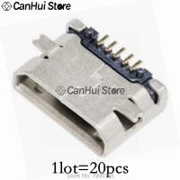 ราคา 20 60Pcs 5 Pin SMT Socket Connector Micro USB Type B หญิงตำแหน่ง12รุ่น SMD DIP Socket Connector (21035811876)