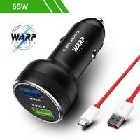 ราคา สำหรับ Oneplus 9R 10 Pro Nord CE 2 5G 8 7T Pro Warp Car Charger Fast Quick Charge 65W 2พอร์ต Usb Dash Charger พร้อม Oneplus 6A Dash Charge Type C Data Cable สำหรับ One Plus 9 7 6 6T ค่ะ (15906728368)