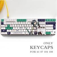 ราคา Genshin Impact NAHIDA NILOU Pbt Material Keycaps Set for ANSI 61 87 104 108 keys Mechanical Keyboard Oem Profile Only KeyCaps (18135262256)