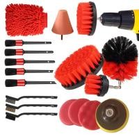 ราคา Auto Car Boars Hair Detailing Brushes And Drill Brush Accessory Kit Including Buffing PadsWashing GlovesWax Applicator Pads For Cleaning The Inner And Outer Leather Engine Vents Of The Wheels ซื้อทันท