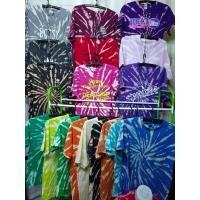 ราคา เสื้อกัดสี เสื้อยืดมือสอง เสื้อมัดย้อม เสื้อมือสองวินเทจ เสื้อกัดสีฮาวาย (18880577804)