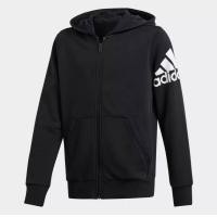 ราคา Adidasสำหรับเด็กชายและเด็กหญิงเสื้อแจ็คเก็ตมีฮู้ดกีฬา (16352412728)