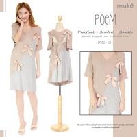 ราคา Muko Poem เดรสให้นม คลุมท้อง DR30 (744838561)