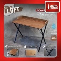 ราคา โต๊ะข้างเตียง โต๊ะอเนกประสงค์ โต๊ะ โต๊ะไม้ โต๊ะ Loft CD 13105 (9713413025)