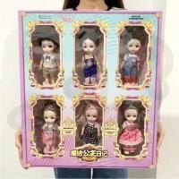 ราคา เซ็ทตุ๊กตาบาร์บี้ ของเล่นเด็กผู้หญิง ตุ๊กตาบาร์บี้แต่งตัว ตุ๊กตาบาร์บี้ข้อต่อ มีอุปกรในกล่องเครื่องประดับหวีมีชุดให้เปลี่ยน (19406033627)