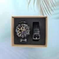 ราคา Watchtime D ziner นาฬิกาข้อมือยี่ห้อแบรนแท้ กันน้ำ100 มีสายหนังและสายเลท สลับสายเปลี่ยนได้ พร้อมกล่องแบรนด์แถมป้ายรับประกัน (13371339563)