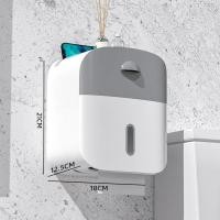 ราคา Gianxi ที่เก็บที่ยึดกระดาษทิชชู่ติดผนังกันน้ำ กล่องใส่ทิชชู่ติดผนังอุปกรณ์ห้องน้ำ (21171132064)