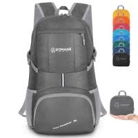 ราคา 35L กระเป๋าเป้สะพายหลังแบบพับได้น้ำหนักเบากระเป๋ากีฬากลางแจ้งกระเป๋าเป้สะพายหลังลายสะท้อนแสงกระเป๋าเดินทางเดินป่าสำหรับผู้ชายสำหรับตั้งแคมป์ปั่นจักรยาน (21171069716)