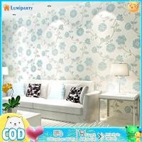 ราคา วอลล์เปเปอร์ลายดอกไม้สดวินเทจ1ม้วนวอลเปเปอร์พื้นหลังห้องนั่งเล่นทีวีห้องนอน (20869072684)