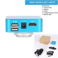 ราคา YIZHAN HDMI USB 4K 48MP Digital Video Monocular Microscope Camera Continus Zoom New Big Base 180X C Mount Soldering Repair Tools With light (12331222716)