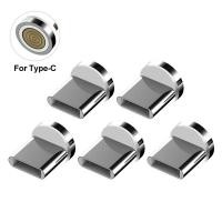 ราคา หัวแปลงสายชาร์จแม่เหล็กหัวอะแดปเตอร์สำหรับ Type C Micro USB iPhone 3A ชาร์จเร็ว5ชิ้นไม่ใช่สายเคเบิล (21359221929)