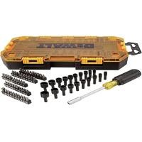 ราคา DEWALT Screwdriver Bit Set with Nut Drivers 71 Piece DWMT73808 Multi bit nut driver set 71pc Bit Set (20140883962)