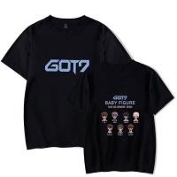 ราคา Fashion HOT Hip Hop Got7 Kpop Baby Figure Tshirts Cartoon Print Men Women T Shirts Tee Tshirt หลวม100 cotton (20800928550)