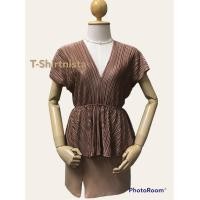 ราคา My Top คอวีผ่า ชายระบาย น่ารักมากๆ H107 T SHIRTNISTA (16098147946)