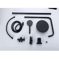 ราคา ZLOON Matte Black ก๊อกน้ำฝักบัวติดผนัง Rain Shower พร้อมฝักบัวแบบใช้มือถือ2 Way สวิตช์ฝักบัวสำหรับห้องน้ำ Slide Bar ฝักบัวอาบน้ำสำหรับเครื่องทำน้ำอุ่นทันที (16828257785)