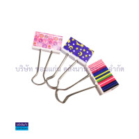 ราคา คลิปหนีบ คลิปหนีบกระดาษ รุ่น101 และ 109HD สีลาย คละลาย ราคา กระปุก KKNT (18833326352)