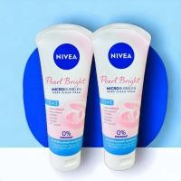 ราคา โฟมล้างหน้า NIVEA นีเวีย เพิร์ลไวท์ ออยล์เคลียร์ เพิร์ลไบรท์ 3 สูตร ขนาด 100 กรัม (21143424895)