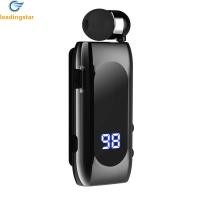 ราคา LeadingStar Fast Delivery K55 Mini Wireless Headset Retractable Business Lavalier Earphone LED Digital Display For Sports Workout Driving (20874720757)