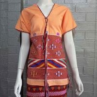 ราคา เสื้อกะเหรี่ยง ผ้าทอกะเหรี่ยง ไซส์ 22 24 (21173567475)