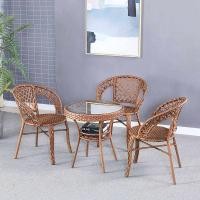 ราคา ฟรีค่าจัดส่ง ชุดโต๊ะในสวน ชุดโต๊ะกาแฟ ชุดโต๊ะเก้าอี้ โต๊ะสนามในสวน garden furniture โต๊ะนั่งเล่น ชุดโต๊ะเก้าอี้สนาม ชุดโต๊ะหวายครบเซ็ท กันน้ำกันแดด มีเก็บเงินปลายทาง (18605997149)