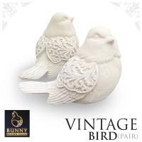 ราคา นกวินเทจ VINTAGE BIRD คู่ ปูนปั้น แต่งบ้าน แต่งห้อง จัดสวน ประดับสวน แต่งสวน (10172161938)